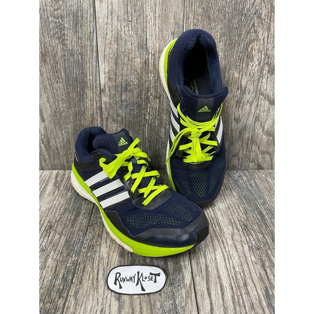 ADIDAS GLIDE BOOST SUPERNOVA Blue Mens Running Shoes Sneakers size 10 - Picture 9 of 12